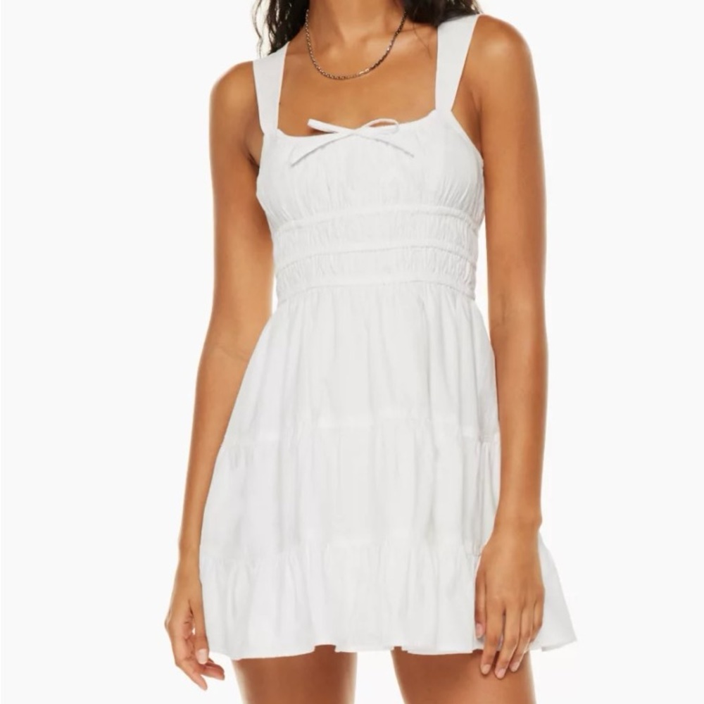 Aritzia, Sunday Best Martine Poplin Dress - White